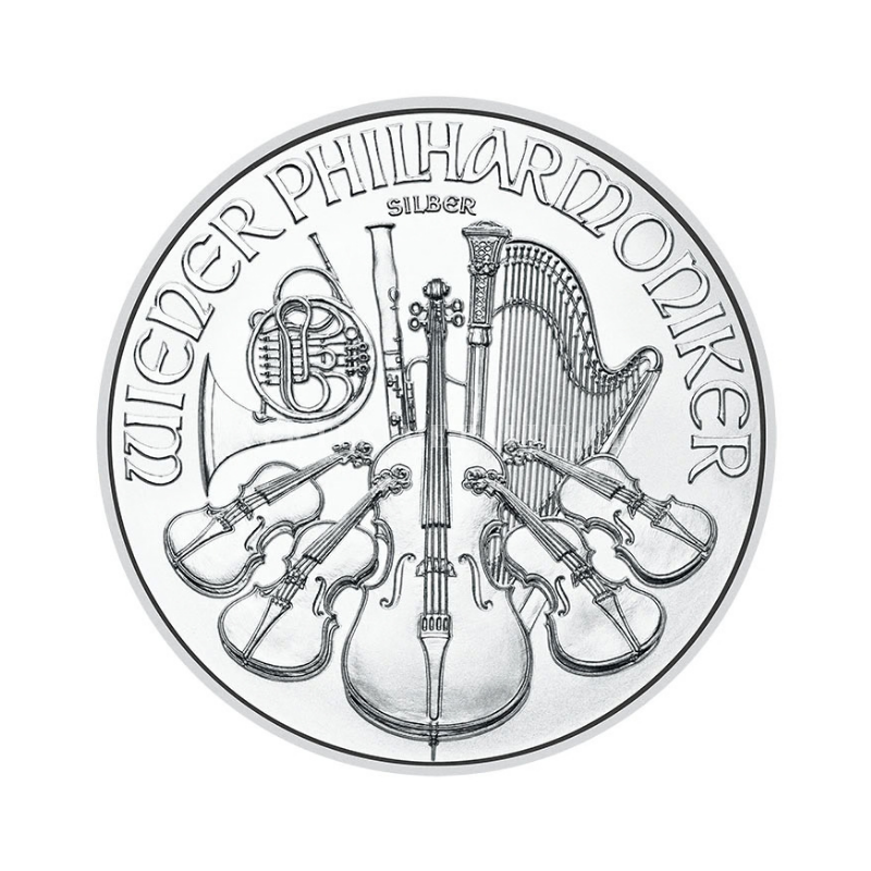 Wiener Philharmoniker – 1 Unze Silbermünze (versch. Jahrgänge)