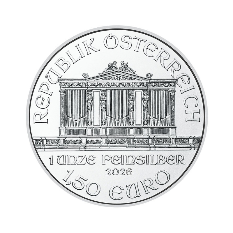 Wiener Philharmoniker – 1 Unze Silbermünze 2026