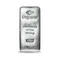 Degussa – 1 Kilogramm Silberbarren gegossen